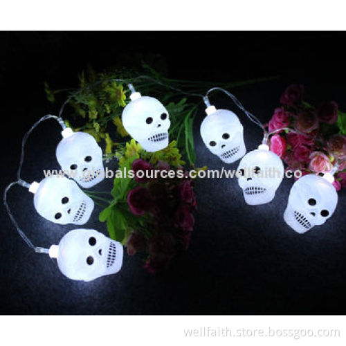 Hallowmas Decorated LED String Lights with Shape Decoration, 0.6W Rated Power